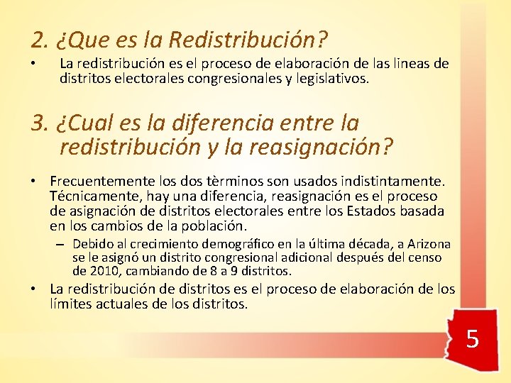 2. ¿Que es la Redistribución? • La redistribución es el proceso de elaboración de