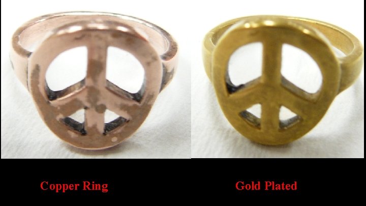 Copper Ring Gold Plated 