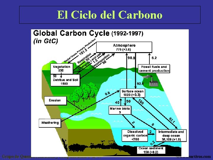 El Ciclo del Carbono Grupo de Química Ambiental y Computacional. U de C. www.