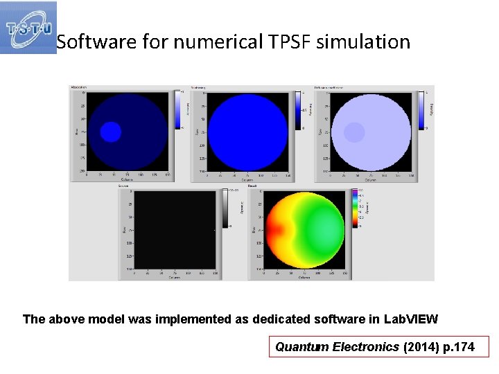 Software for numerical TPSF simulation The above model was implemented as dedicated software in