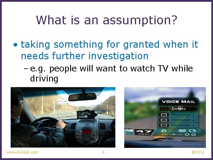 What is an assumption? • taking something for granted when it needs further investigation