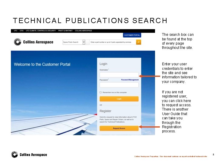 TECHNICAL PUBLICATIONS SEARCH The search box can be found at the top of every