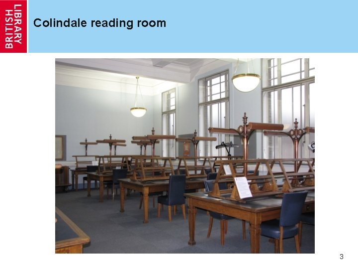 Colindale reading room 3 