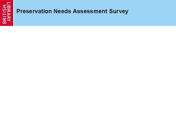Preservation Needs Assessment Survey 