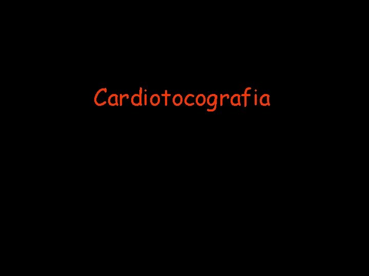 Cardiotocografia 
