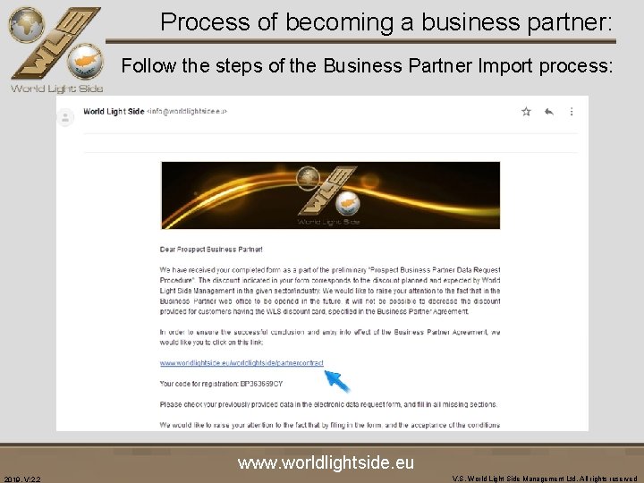 Process of becoming a business partner: Follow the steps of the Business Partner Import