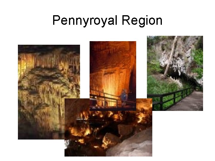Kentucky Regions areas that have similar landforms Bluegrass