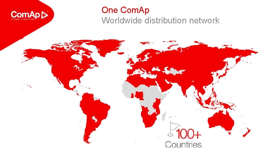 One Com. Ap Worldwide distribution network 