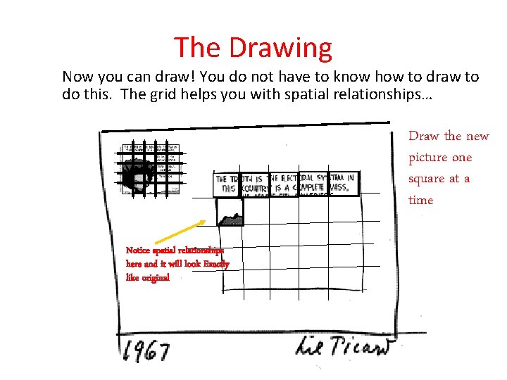 The Drawing Now you can draw! You do not have to know how to