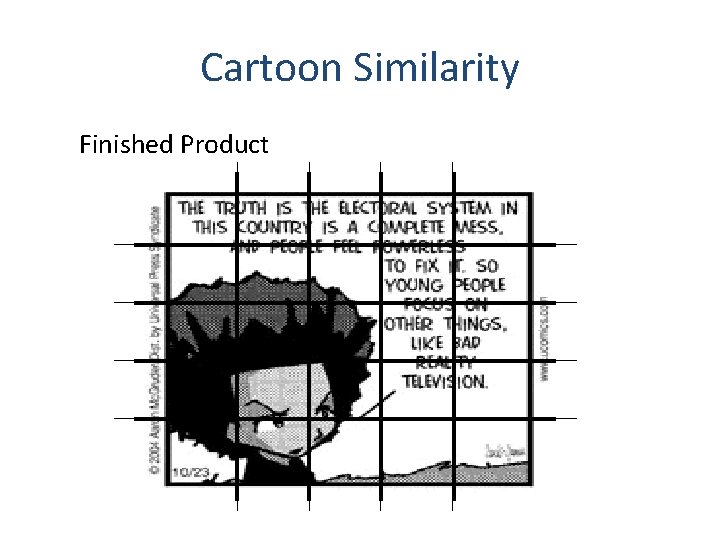 Cartoon Similarity Finished Product 