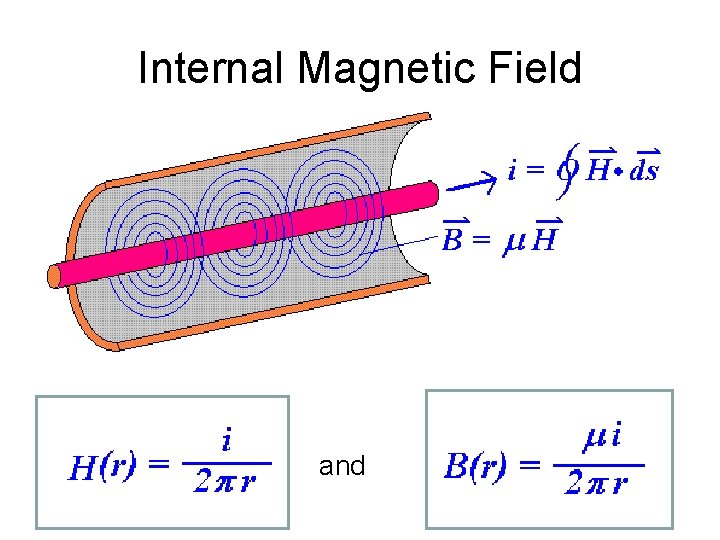 Internal Magnetic Field and 