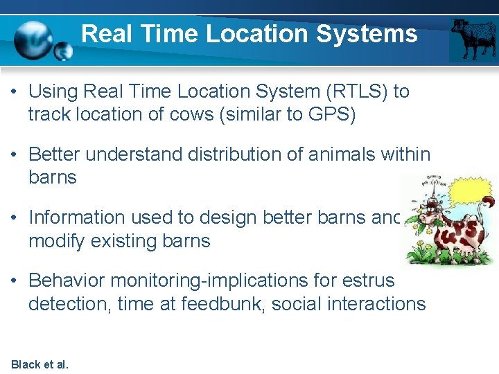 Real Time Location Systems • Using Real Time Location System (RTLS) to track location