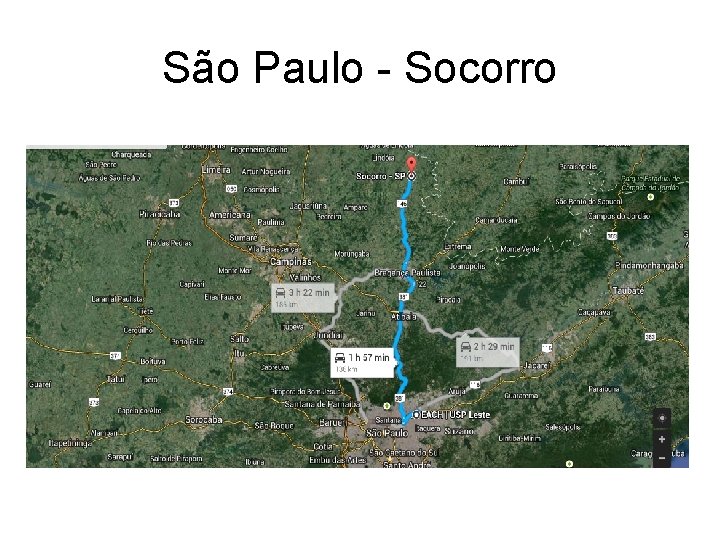 São Paulo - Socorro 