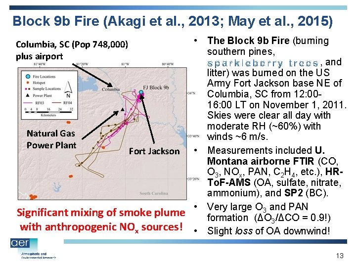 Block 9 b Fire (Akagi et al. , 2013; May et al. , 2015)