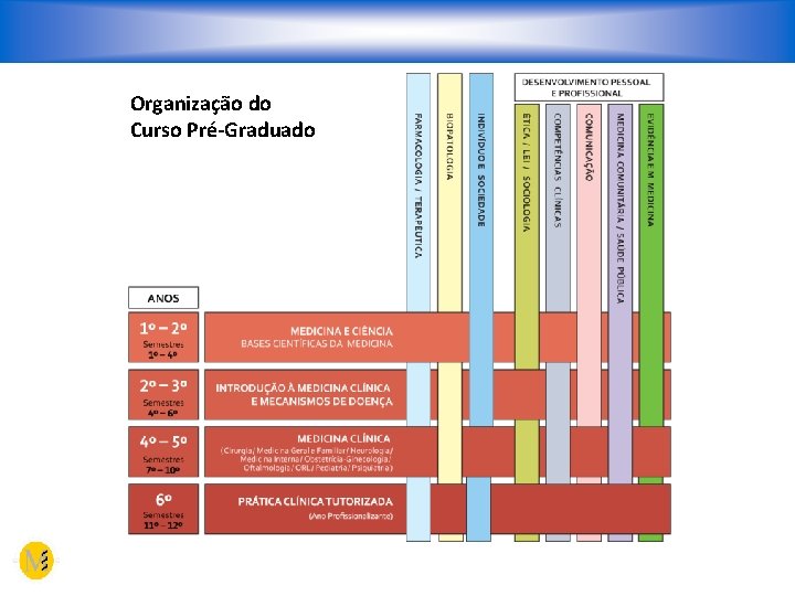 Organização do Curso Pré-Graduado 