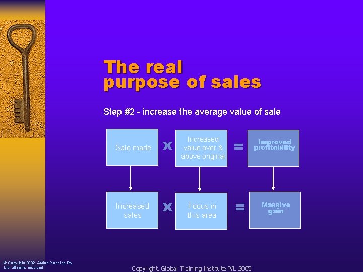 The real purpose of sales Step #2 - increase the average value of sale