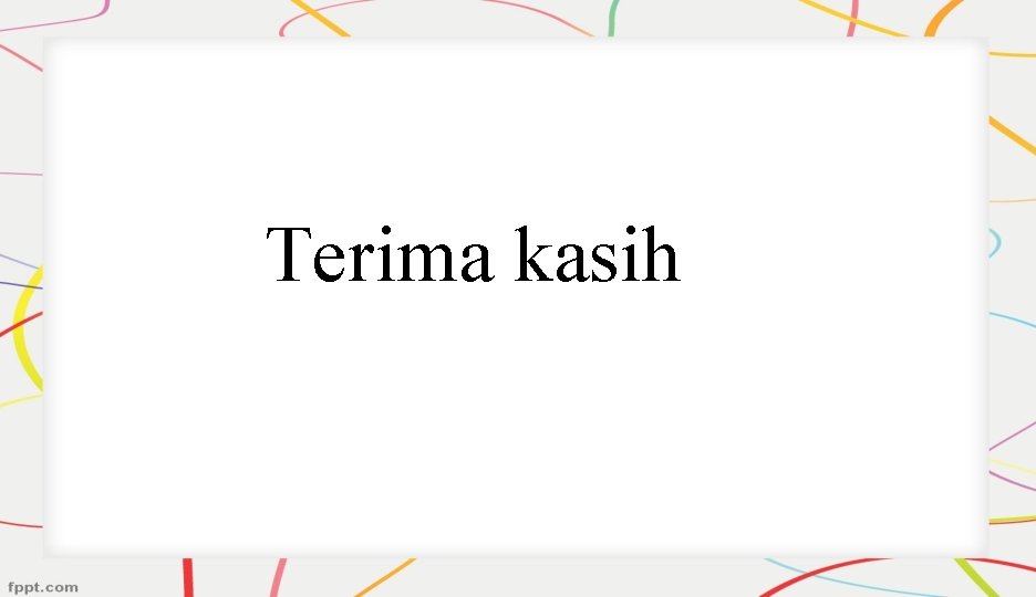 Terima kasih 