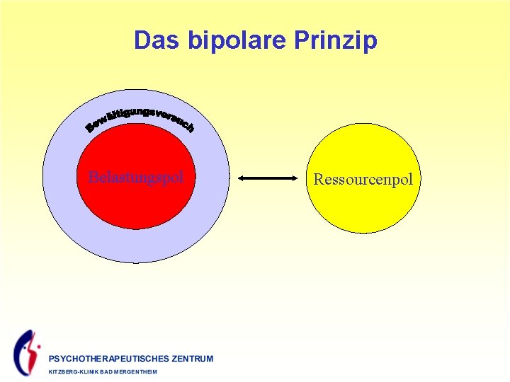 Das bipolare Prinzip Belastungspol Ressourcenpol 