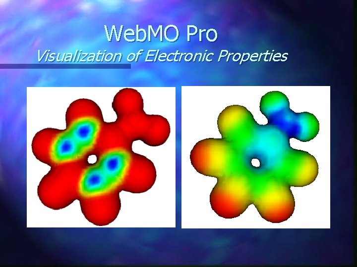 Web. MO Pro Visualization of Electronic Properties 