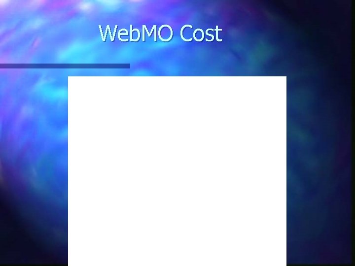Web. MO Cost 