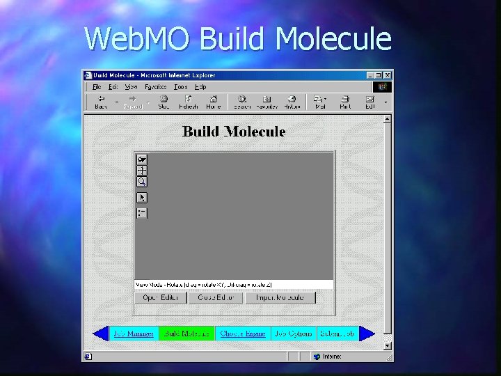 Web. MO Build Molecule 