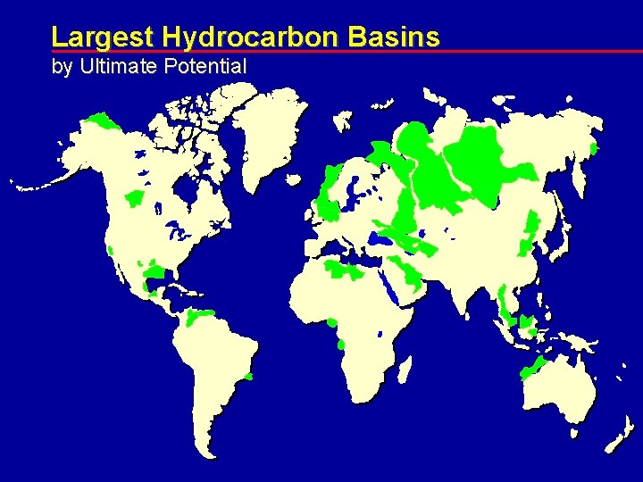 Largest Hydrocarbon Basins by Ultimate Potential 
