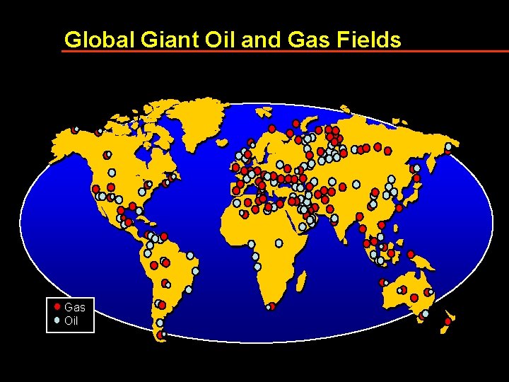 Global Giant Oil and Gas Fields Gas Oil 