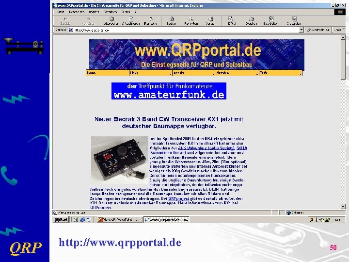 QRP http: //www. qrpportal. de 50 