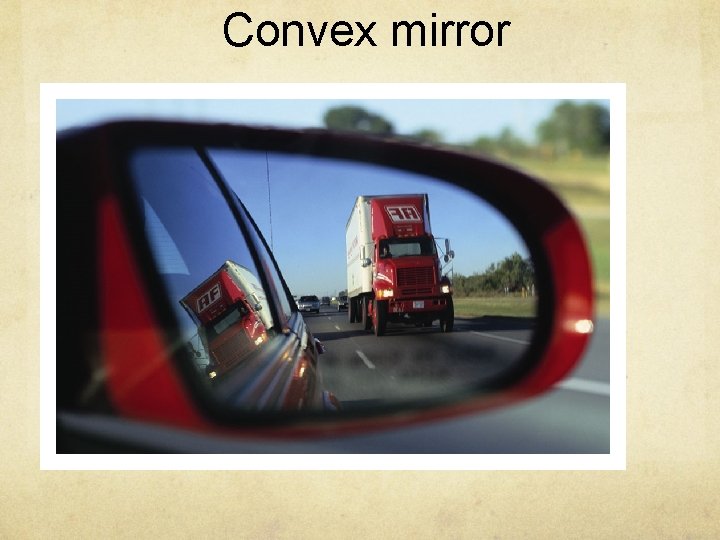 Convex mirror 
