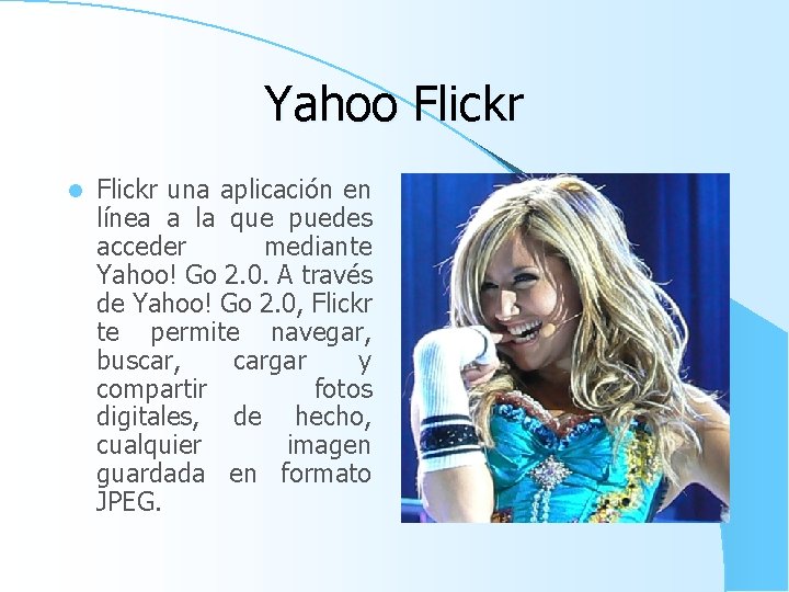 Yahoo Flickr l Flickr una aplicación en línea a la que puedes acceder mediante