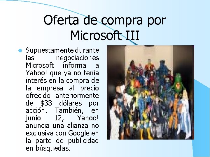 Oferta de compra por Microsoft III l Supuestamente durante las negociaciones Microsoft informa a