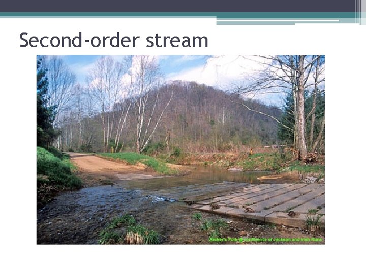 Second-order stream Second-order stream