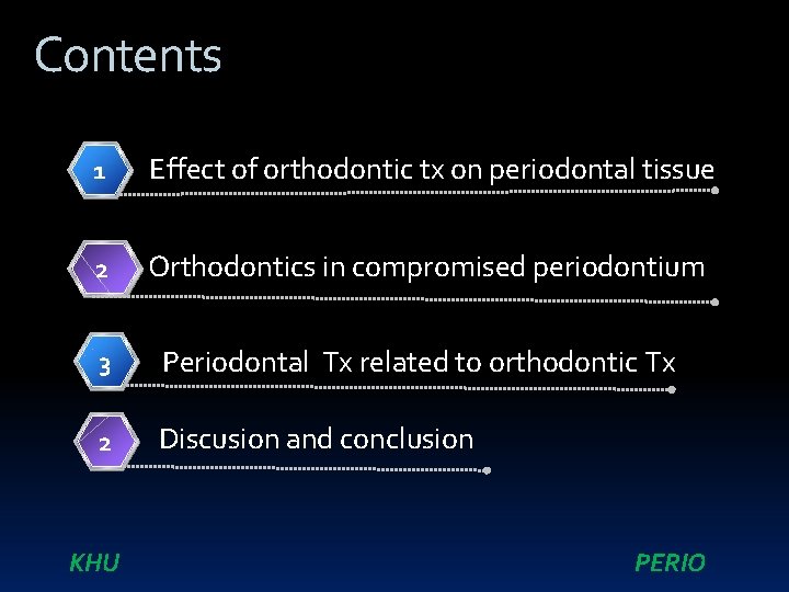 Contents 1 Effect of orthodontic tx on periodontal tissue 2 Orthodontics in compromised periodontium