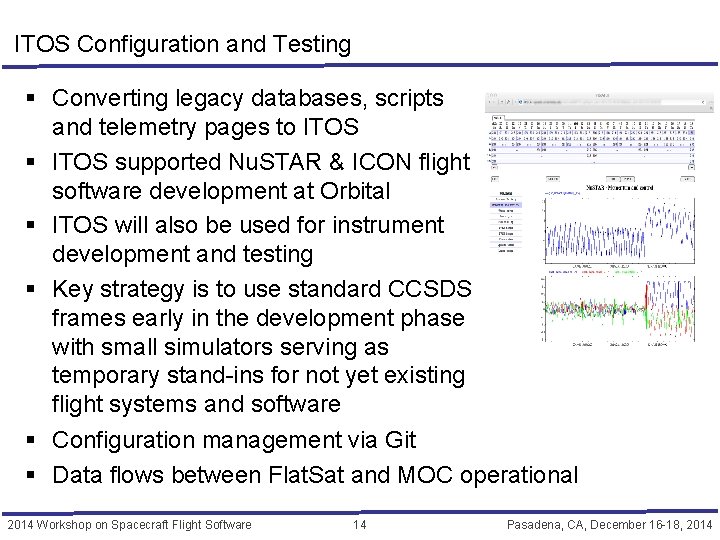 ITOS Configuration and Testing § Converting legacy databases, scripts and telemetry pages to ITOS