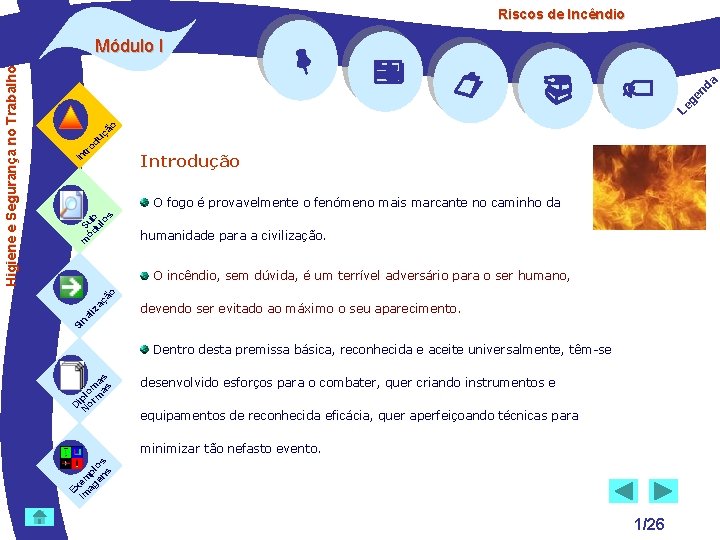  uç od tr In Introdução m S ód ub ul os O fogo