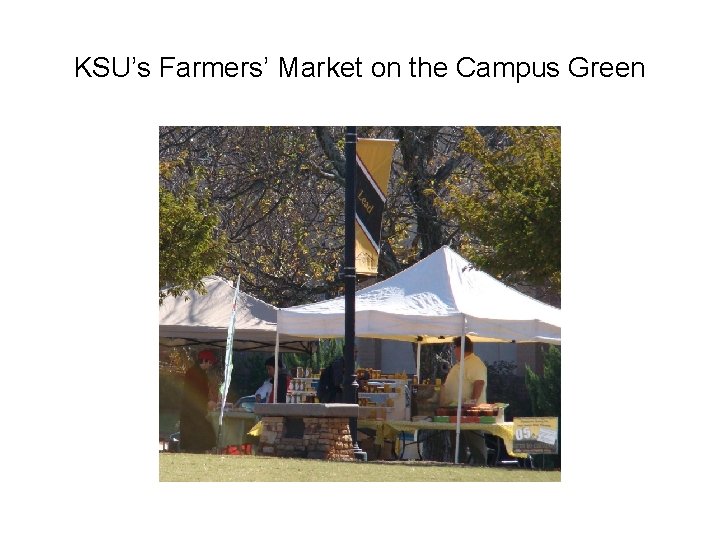 KSU’s Farmers’ Market on the Campus Green 
