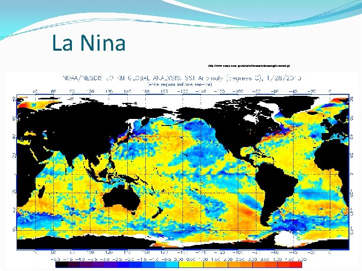 La Nina http: //www. osdpd. noaa. gov/data/sst/anomaly/anomnight. current. gif Menu Previous Next 11 -