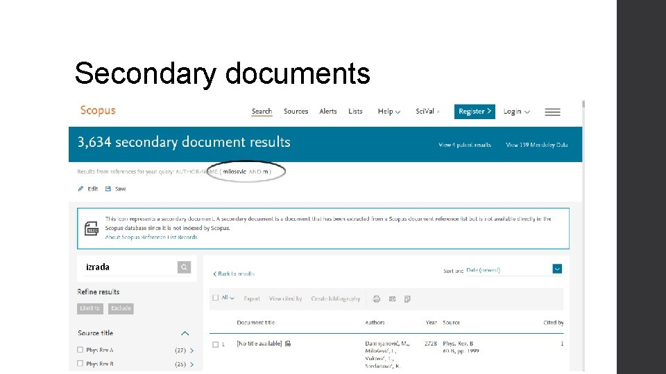 Secondary documents izrada 