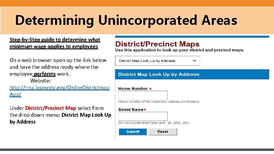 Determining Unincorporated Areas Step-by-Step guide to determine what minimum wage applies to employees On