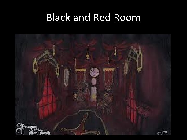 Black and Red Room 