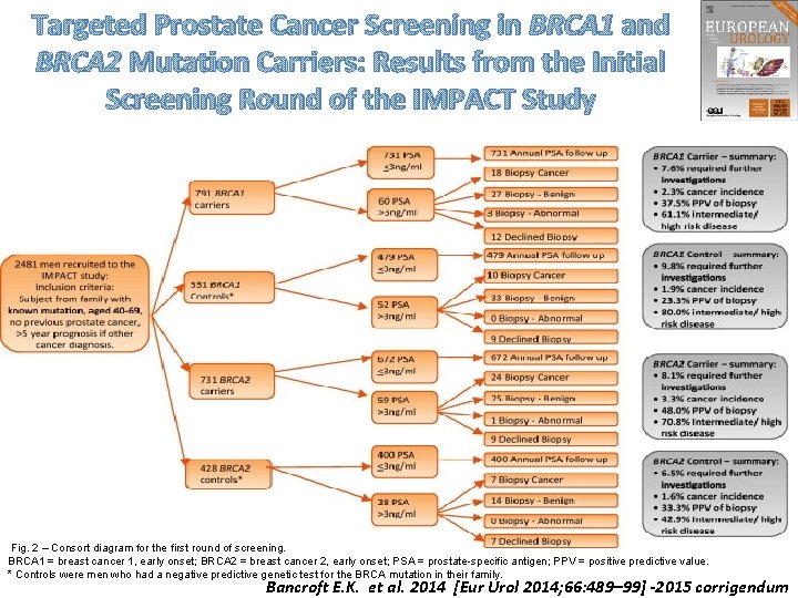 Targeted Prostate Cancer Screening in BRCA 1 and BRCA 2 Mutation Carriers: Results from