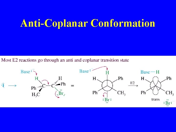 Anti-Coplanar Conformation Anti-Coplanar Conformation