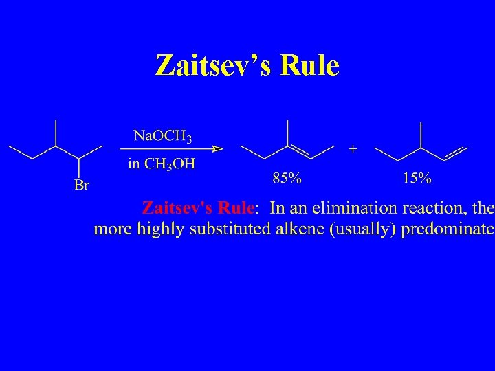 Zaitsev’s Rule 