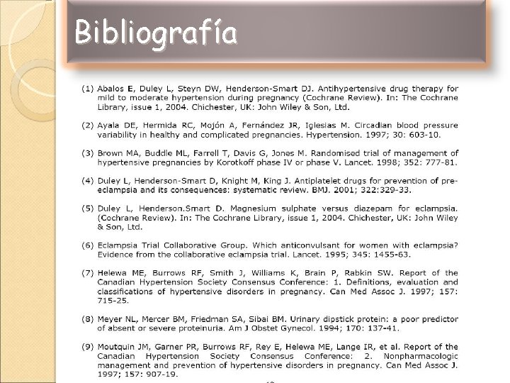Bibliografía 