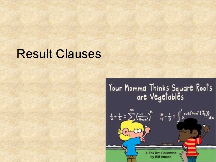 Result Clauses 