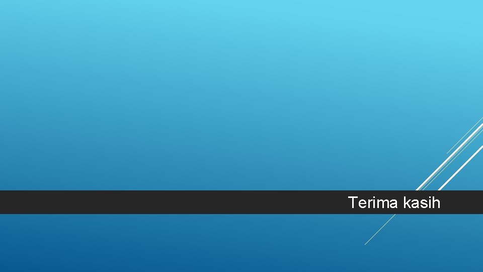 Terima kasih 