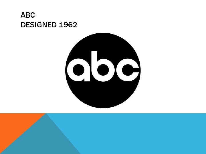 ABC DESIGNED 1962 