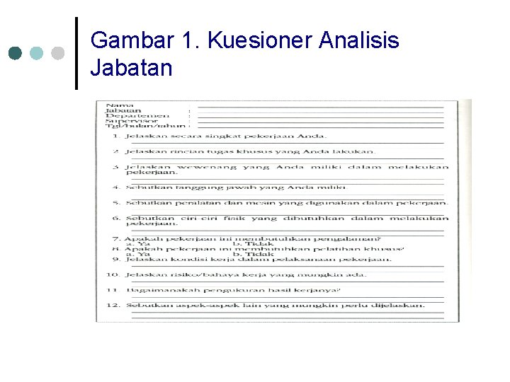 Gambar 1. Kuesioner Analisis Jabatan 