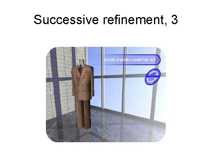Successive refinement, 3 Successive refinement, 3