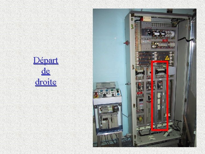 Départ de droite 